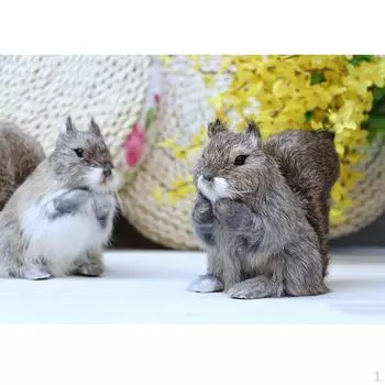 Искусственные стоячие белки, статуи, скульптуры для дома, сада, детской комнаты, декор, орнамент