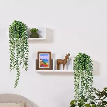 Искусственные суккуленты, подвесные настенные украшения, домашний сад, украшение для свадебной вечеринки, цветы, искусственные растения, ротанг, бонсай зелёный