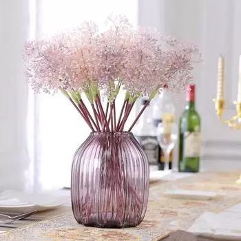 Искусственные ветки шелковицы Пластиковые цветы Искусственные растения для осеннего украшения дома на Рождество зелёный