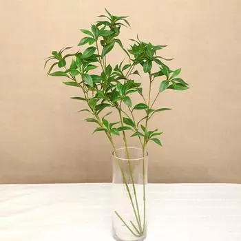 Искусственные зеленые ветки Yousheng, искусственные зеленые стебли, искусственные листья, искусственная листва, веточки, растения для домашнего офиса, свадебного декора, наполнитель для ваз B