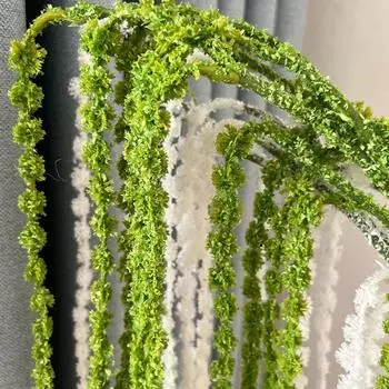 Искусственный эвкалипт ротанг искусственные растения виноградная лоза подвесной цветок для свадебной вечеринки украшение стены сада наружная зелень дом