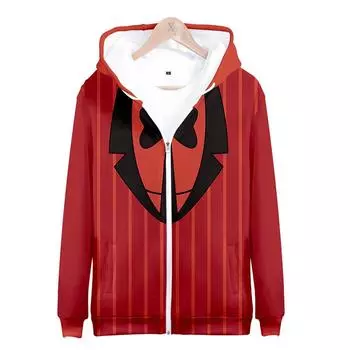 Искусственный блейзер на молнии, толстовка с капюшоном на молнии, осень-зима, пальто для женщин, 3D-печать, мужской повседневный кардиган, куртка S