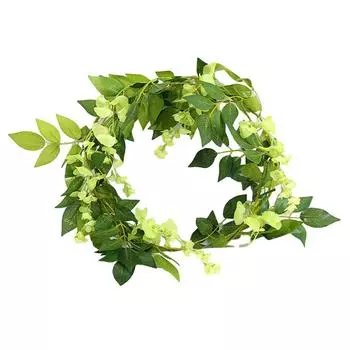 Искусственный цветочный венок имитация двери подвесная гирлянда свадебный домашний декор