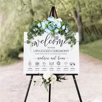 Искусственный цветочный венок Искусственные цветы Венок из пионов Гирлянда ручной работы для зеркала Домашний Свадебный Вечеринка Дверной перемычки Украшение белый