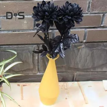 Искусственный цветок 1 шт. прозрачная текстура поддельный очаровательный искусственный шелк цветочная композиция растительный декор для вечеринки фиолетовый