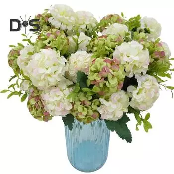 Искусственный цветок 1шт неувядаемый DIY поддельный искусственный шелк цветочная композиция завод офисный декор белый