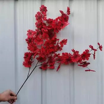 Искусственный цветок, экологически чистый, не увядающий, красивый, практичный, хороший визуальный эффект, искусственный цветок, домашний декор вино красного