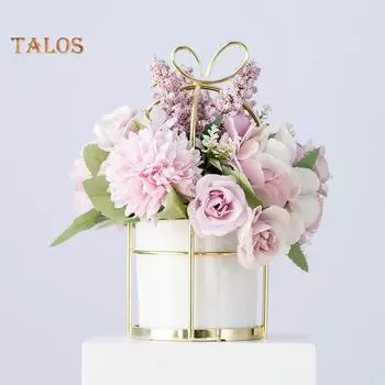 Искусственный цветок DIY свадебная вечеринка домашний фестиваль украшение розовый