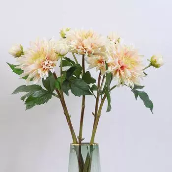 Искусственный цветок Feel Daji Dahlia Hotel Lobby Home Living Room Decoration Искусственные цветы розовый/фиолетовый