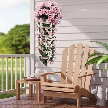 Искусственный цветок глицинии, лоза, кустистая, фиолетового цвета, красный, многоразовый, для использования в помещении, на открытом воздухе, для свадебной вечеринки, для гостиной, настенная гирлянда, украшение для дома розовый