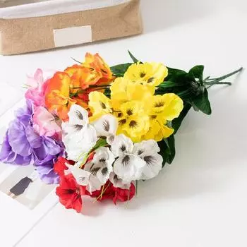 Искусственный цветок, красивый, не вянет, без полива, искусственный цветок, свадебный декор, искусственный цветок ириса, искусственный ирис, свадебное украшение жёлтый