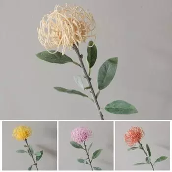 Искусственный цветок, красивый, яркий, красочный, с одной головкой, гортензия, искусственный цветок, свадебное украшение для дома