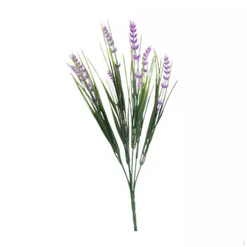 Искусственный цветок лаванды, поддельный, декоративное ремесло, цветочная имитация светло-фиолетовый
