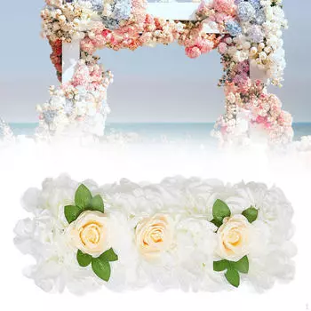 Искусственный цветок панель пион кластер фон свадебный стол сервировка праздничная церемония моделирование Style A