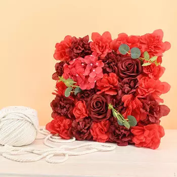 Искусственный цветок панели цветочный DIY День Святого Валентина декор роза фон фон для Red