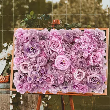 Искусственный цветок панели фон украшение на день святого валентина для домашнего расположения роза Style E