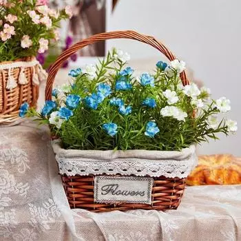 Искусственный цветок, полный жизненной силы, не увядающий, широко применяемый маленький бутон своими руками розовый