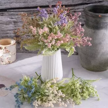 Искусственный цветок, реалистичное декоративное растение, не требующее особого ухода, не выцветает, искусственное растение для стильного домашнего декора