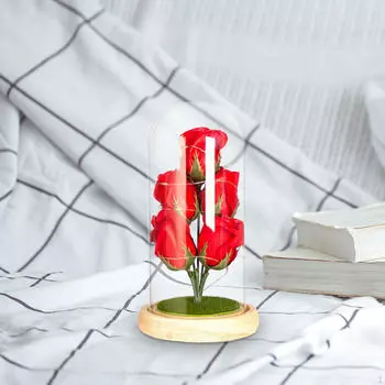 Искусственный цветок розы, подарок, настольное украшение для свадьбы, дня благодарения, женщины