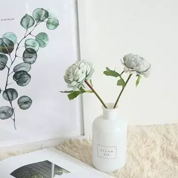 Искусственный цветок розы, украшение без полива, яркий внешний вид, реалистичная имитация чайной розы, узор на стене, свадебный сувенир