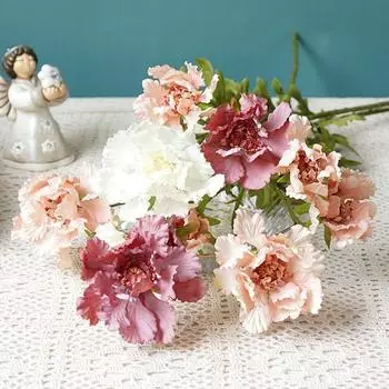 Искусственный цветок, украшающий яркий устойчивый к ультрафиолетовому излучению практичный не требующий ухода искусственный реквизит для фотографий светло-розовый