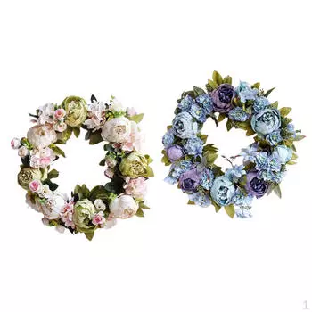 Искусственный цветок венок гирлянда передняя дверь дома свадьба шт.