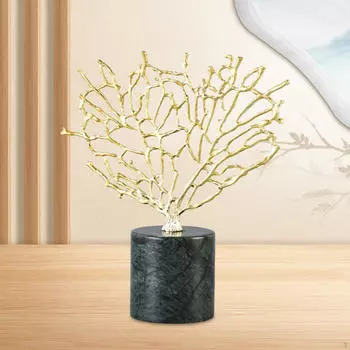 Искусственный коралловый декор статуя дерево металлическая скульптура для дня рождения гостиная Style B