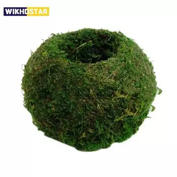 Искусственный моховой шар зеленый цветочный горшок креативное садоводство своими руками горшечные растения бонсай дендробиум посадочный ящик украшение дома