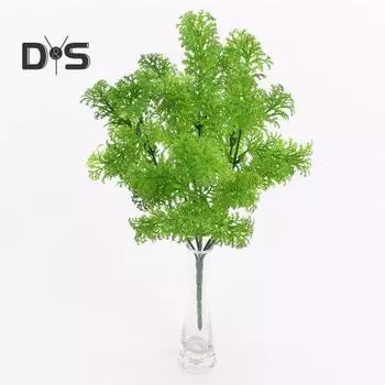 Искусственный пластиковый мох, трава, растение, дерево, украшение для дома, офиса, вечеринки, мебели зелёный