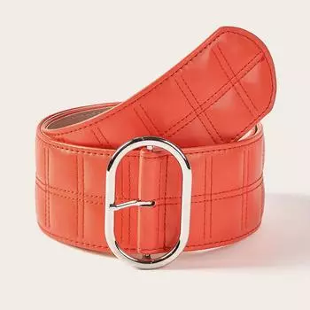 Искусственный вышитый геометрический кожаный широкий пояс на талию для женщин для повседневных нарядов