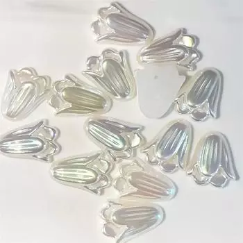 Искусственный жемчуг Mabe нашивка на половину лица пуговица одежда обувь и сапоги аксессуары шпилька ювелирные изделия своими руками ювелирные аксессуары One Size белый