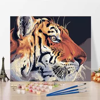 Искусство цифровая картина маслом DIY картина по номерам картина маслом холст украшение дома 40x50cm no frame