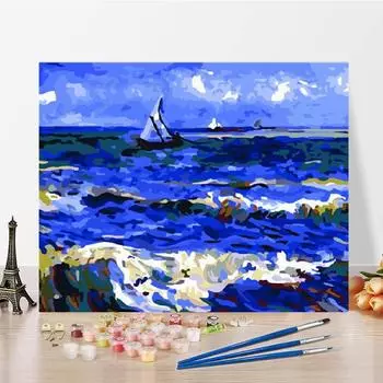 Искусство Цифровая живопись маслом DIY Живопись по номерам Холст Домашнее украшение Цифры Живопись маслом 40x50cm no frame
