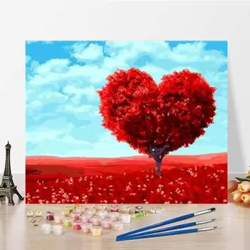 Искусство Цифры Масляная Живопись DIY Живопись По Номерам Домашнее Украшение Холст Цифровая Живопись Маслом 40x50cm no frame