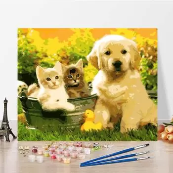 Искусство Цифры Масляная Живопись DIY Живопись По Номерам Домашнее Украшение Цифровая Живопись Маслом Холст 40x50cm no frame