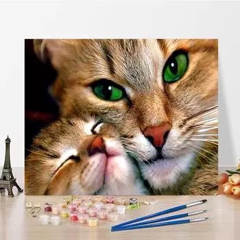 Искусство DIY Картина по номерам Алмазная картина Картина маслом Цифровая живопись маслом Хобби Домашний декор Живопись по номерам 40x50cm no frame