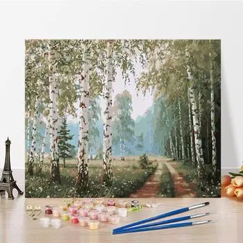 Искусство DIY Картина по номерам Алмазная картина Цифровая картина маслом Домашний декор Хобби Картина по номерам Картина маслом 40x50cm no frame