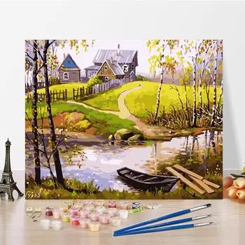 Искусство DIY Картина по номерам Алмазная картина Цифровая картина маслом Хобби Картина маслом по номерам Картина Домашний декор