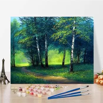 Искусство DIY Картина по номерам Алмазная картина Картина маслом Домашний декор Картина по номерам Цифровая живопись маслом Хобби 40x50cm no frame