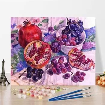 Искусство DIY картина по номерам Алмазная картина по номерам Картина Домашний декор Картина маслом Хобби Цифровая картина маслом 40x50cm no frame