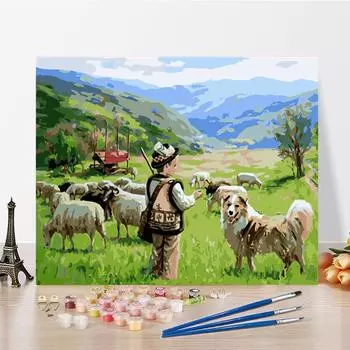 Искусство DIY Картина по номерам Алмазная картина Домашний декор Цифровая живопись маслом Хобби Картина по номерам Картина маслом 40x50cm no frame