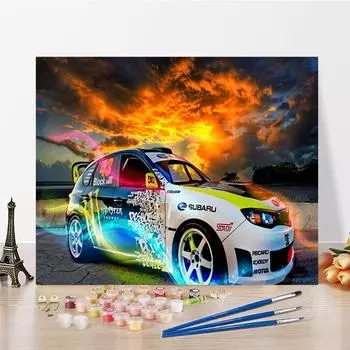 Искусство DIY Картина по номерам Алмазная картина Домашний декор Картина по номерам Цифровая картина маслом Картина маслом Хобби 40x50cm no frame