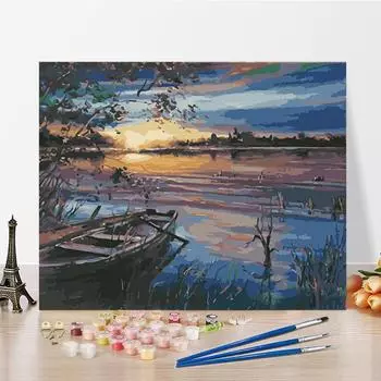Искусство DIY Картина по номерам Алмазная живопись Хобби Домашний декор Картина маслом Цифровая картина маслом Картина по номерам 40x50cm no frame
