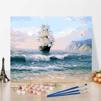 Искусство DIY картина по номерам алмазная живопись цифровая картина маслом цифры живопись хобби домашний декор картина маслом 40x50cm no frame