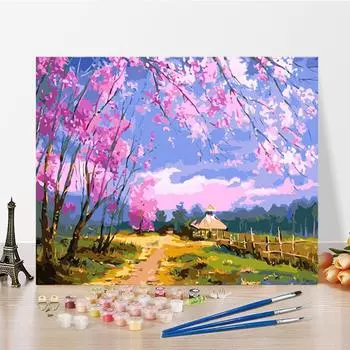 Искусство DIY картина по номерам алмазная живопись хобби картина маслом цифры картина цифровая картина маслом домашний декор 40x50cm no frame