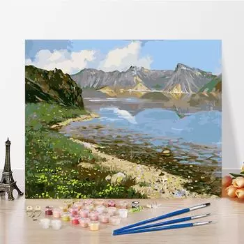 Искусство DIY Картина по номерам Алмазная живопись Хобби Цифровая живопись Домашний декор Картина маслом Цифровая картина маслом 40x50cm no frame