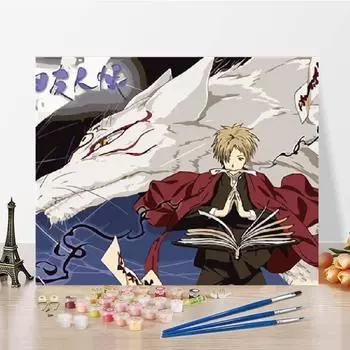 Искусство DIY Картина по номерам Числа Картина маслом Украшение дома Холст Цифровая картина маслом 40x50cm no frame