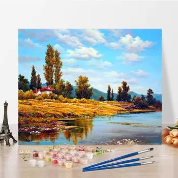 Искусство DIY Картина по номерам Цифровая картина маслом Домашний декор Картина маслом Хобби Алмазная картина Картина по номерам 40x50cm no frame