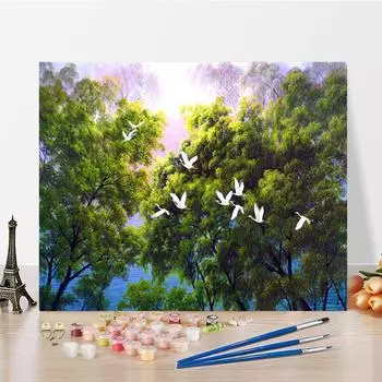 Искусство DIY Картина по номерам Цифровая картина маслом Картина по номерам Алмазная живопись Хобби Домашний декор Картина маслом 40x50cm no frame