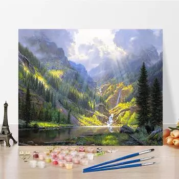 Искусство DIY Картина по номерам Цифровая картина маслом Картина маслом по номерам Живопись Хобби Алмазная живопись Домашний декор